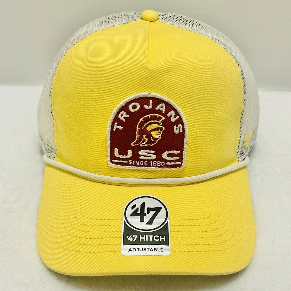 '47 Brand USC Trojans Cypress Hitch A-Frame Hat Cap Adjustable Snapback Yellow‎